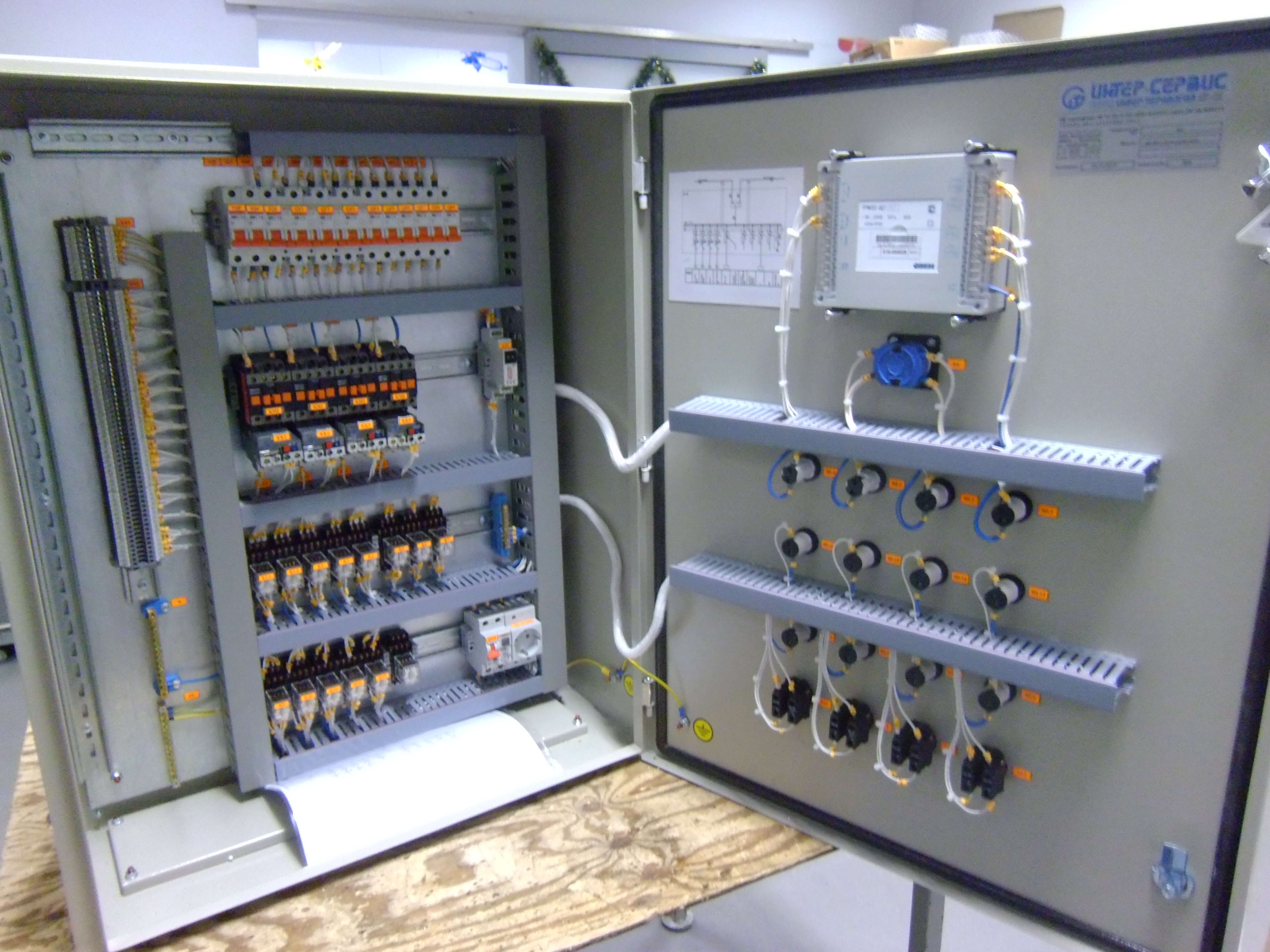 Шкаф управления системой отопления